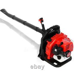 65CC 2-Stroke 2.3Hp Gas Powered Back Pack Leaf Blower 210 Mph High Performance
