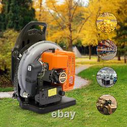 65CC 2 Stroke Backpack Gas Powered Leaf Blower Commercial Grass Lawn Blower HOT