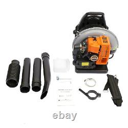 65CC 2 Stroke Backpack Gas Powered Leaf Blower Commercial Grass Lawn Blower HOT