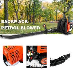 65CC 2-Stroke Leaf Blower 2.3hp High Performance Gas Powered Back Pack US Stock