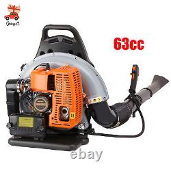 65 CC 2 Stroke Backpack Gas Powered Leaf Blower Commercial Grass Lawn Blower