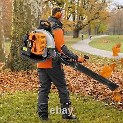 65 CC 2 Stroke Backpack Gas Powered Leaf Blower Commercial Grass Lawn Blower