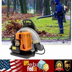 65 CC 2 Stroke Backpack Gas Powered Leaf Blower Commercial Grass Lawn Blower