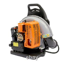65cc 2 stroke Gas Commercial Backpack Leaf Blower Lawn Garden Yard Cleaning