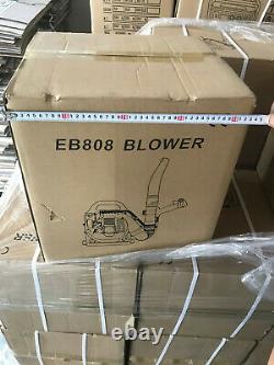 80CC 2-Stroke Backpack Powerful Blower Leaf Blower Motor Gas 850CFM Yellow USA