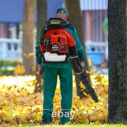80CC 3.5KW 2-Stroke High Performance Gas Powered Back Pack Leaf Blower US Stock