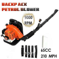 BackPack Leaf Blower 2-Stroke 65cc 2.3hp High Performance Gas Powered USA NEW