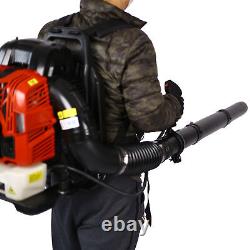 Backpack Gas Leaf Blower Gasoline Snow Blower 750CFM 248MPH 76CC te Engine