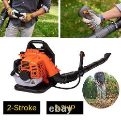 Backpack Leaf Blower 2 Stroke 63CC Gas Powered Grass Lawn Blower 156Mph 3.2HP