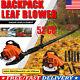 Backpack Leaf Blower 52cc 2-cycle Gas Leaf Blower 530 Cfm Cordless Handheld