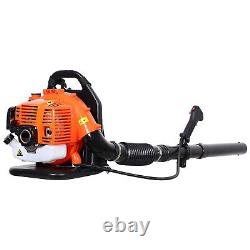 Backpack Leaf Blower 52cc 2-Stroke Gas Powered Snow Blower 550CFM 6800RPM USA