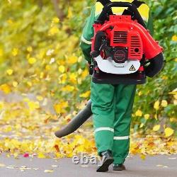 Backpack Leaf Blower High Performance Gas Powered Air Blower 2.3Hp 63CC 2-Stroke