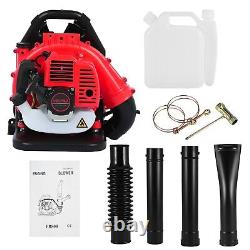 Backpack Leaf Blower High Performance Gas Powered Air Blower 2.3Hp 63CC 2-Stroke