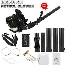 Backpack Powerful Blower Leaf Blower 63CC 2-stroke Motor Gas 650 CFM