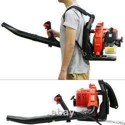 Commercial 2-Strokes 42.7CC Gas Leaf Blower Backpack Gas-powered Blower 1.25KW