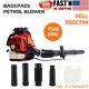 Commercial Backpack Leaf Blower Gas Powered Snow Blower 900cfm 80cc 2-stroke Us