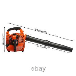 Commercial Gas Leaf Blower 7000rpm Gas-powered Handheld Blower 2-Strokes