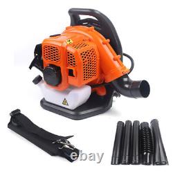 Commercial Gas Leaf Blower Backpack 2 Strokes 42.7CC Grass Lawn Blower 6800r/min