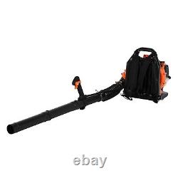 Commercial Gas Powered Backpack Leaf Blower 2 Stroke 63CC Lawn Blower 665CFM
