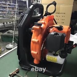 Commercial Gas Powered Grass Lawn Blower Backpack Leaf Blower 6800r/min 2 Stroke