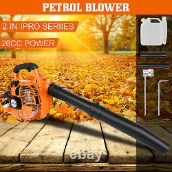 Commercial Gas Powered Handheld Leaf Blower 26CC 2-Stroke Motor 650CFM 3 Colors