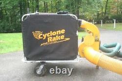 Cyclone Rake Vacuum System Leaf Lawn Blower Catcher 10hp Bundle