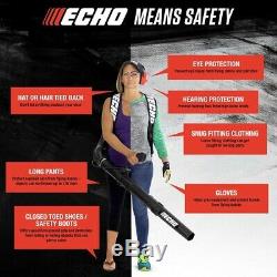 ECHO Handheld Leaf Blower 25.4 cc Gas 2-Stroke Cycle Translucent Fuel Tank