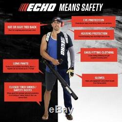 ECHO Handheld Leaf Blower S-pipe Design 453 CFM 25.4cc Gas 2-Stroke Cycle