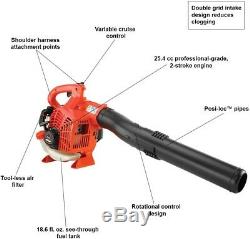 ECHO Leaf Blower 170 MPH 453 CFM 25.4 cc 2-Stroke Cycle Gas Powered Recoil Start