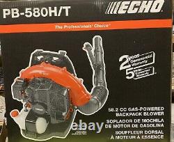 Echo Backpack Blower Pb-580h/t 58.2cc Gas-powered Backpack Blower