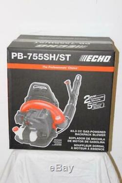 Echo PB-755SH/ST 233 MPH 651 CFM 63.3cc Gas 2-Stroke Cycle Backpack Leaf Blower