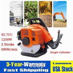 Gas Leaf Blower Backpack Gas-powered Backpack Blower 2 Strokes 42.7CC Commercial