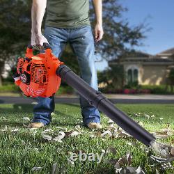 Gas Leaf Blower Handheld 2-Stroke Cycle Commercial Heavy Duty Grass Yard Cleanup