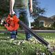 Gas Leaf Blower Handheld 2-stroke Cycle Commercial Heavy Duty Grass Yard Cleanup