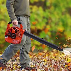 Gas Leaf Blower Handheld 2-Stroke Cycle Commercial Heavy Duty Grass Yard Cleanup