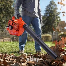 Gas Leaf Blower Handheld 2-Stroke Cycle Commercial Heavy Duty Grass Yard Cleanup