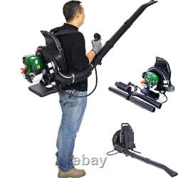 Gas Powered Backpack Leaf Blower 37.7cc 4-Stroke Gas 580 CFM Powerful Clearing