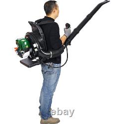 Gas Powered Backpack Leaf Blower 37.7cc 4-Stroke Gas 580 CFM Powerful Clearing