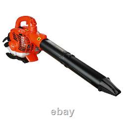 Handheld Leaf Blower 424Cfm 26cc Gas Powered Leaf Blower Dual-Purpose(Orange)