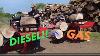 Head To Head Gas Vs Diesel 35 Heavy Duty Industrial Box Wedge Splitters