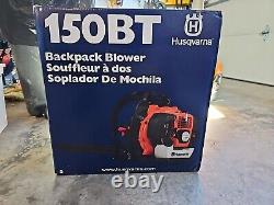 Husqvarna 150BT Backpack Gas Leaf Blower 50.2cc 2.15HP Brand New