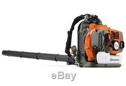 Husqvarna 350BT 50cc 180mph Gas Powered Backpack Leaf Blower WORKS PERFECTLY