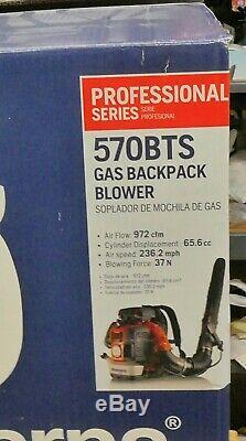 Husqvarna 570BTS 2-Cycle Gas Backpack Leaf Blower NEW OPEN BOX FREE SHIPPING