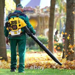 NEW 63CC 2-Stroke Commercial Backpack Leaf Blower Gas Powered Grass Lawn Blower