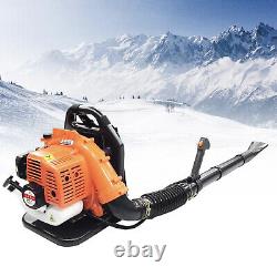 New 2 Stroke Gas Powered Grass Lawn Blower Backpack Leaf Blowing Machine SALE