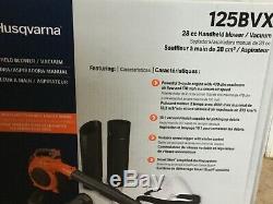 New! Husqvarna 12405BVX 28cc 2 cycle 170 MPH Handheld Gas Leaf Blower With Vacuum