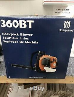 New Husqvarna 360BT 65.6cc Backpack Leaf Blower