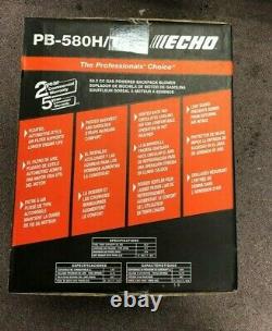 New in Box Echo 58.2 CC Gas Powered Backpack Blower PB-580H/T Free Shipping