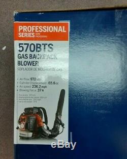 New in Box Husqvarna 570BTS 2-cycle Professional Gas Backpack Leaf Blower