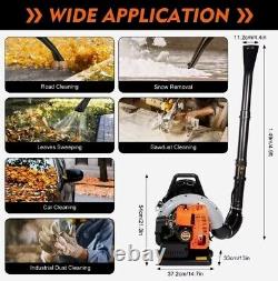 Powerful Backpack Strap 65CC Gas Powered Leaf Blower Fall Autumn Winter Snow